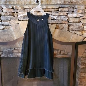 Girls' 2-Layer Black Dress